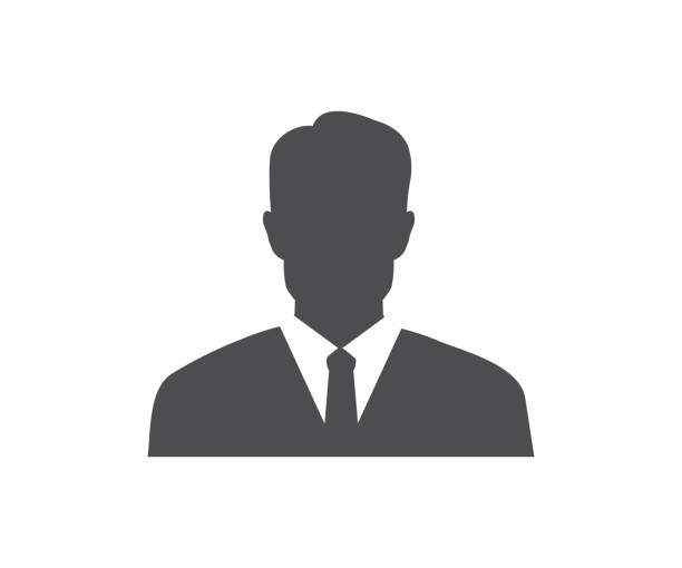 istock Faceless businessman. User profile icon. Business Leader. Profile picture, portrait. User member, People icon in flat style. Circle button with avatar photo silhouette vector design and illustration. 1473774901