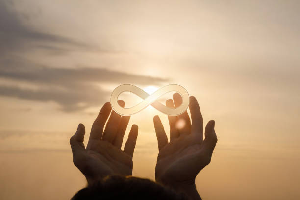 istock Hands support the sign of infinity . 1473774977
