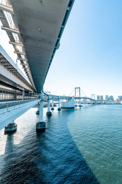 istock Rainbow bridge in Tokyo, Japan 1473776240
