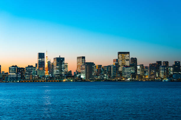 View of Tokyo Bay, Japan