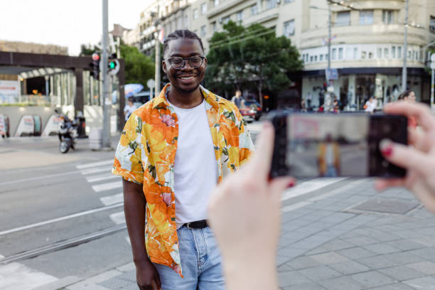 istock Young man posing for social media 1473781245