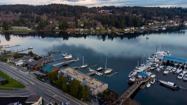 istock Beautiful Evening in Gig Harbor, Washington 1473789520