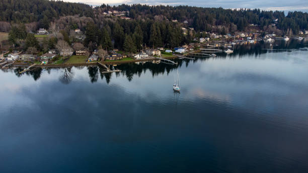 istock Beautiful Evening in Gig Harbor, Washington 1473789537