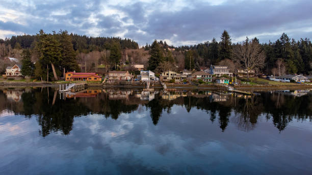 istock Beautiful Evening in Gig Harbor, Washington 1473789542