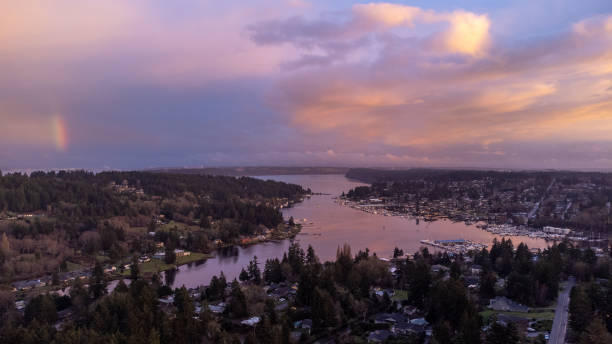 istock Sunset in Gig Harbor, Washington 1473789575