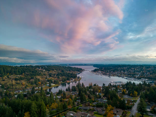 istock Sunset in Gig Harbor, Washington 1473790064