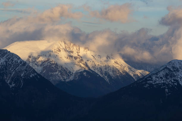 istock Sunset over the winter Tatra Mountains 1473792166