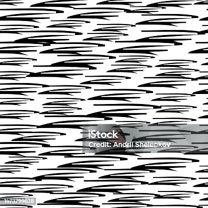 istock Seamless pattern with black pencil brushstrokes 1473799628