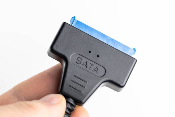 istock SATA cable for connecting hard drives and solid state drives to a computer. White background 1473799928