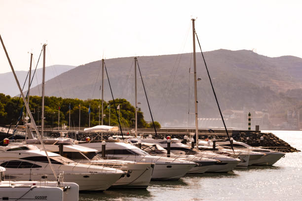 Coastline in the Arrábida Natural Park in Setúbal, Portugal