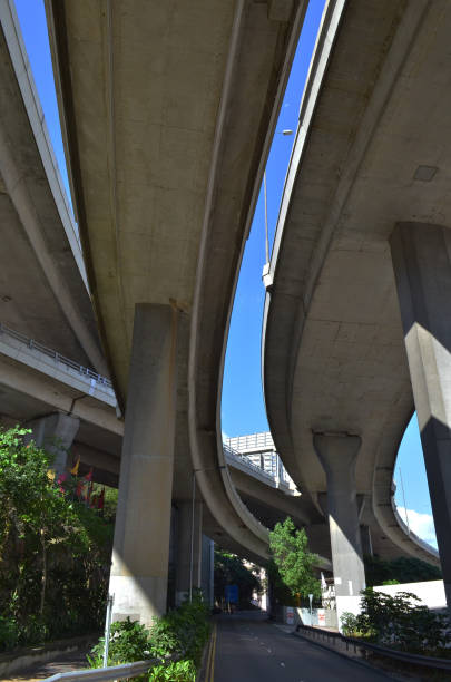 istock overpass on concrete supports, the kwun tong bypass 1473816190