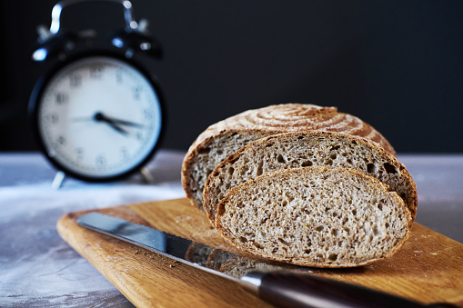 sliced artisan wholegrain bread