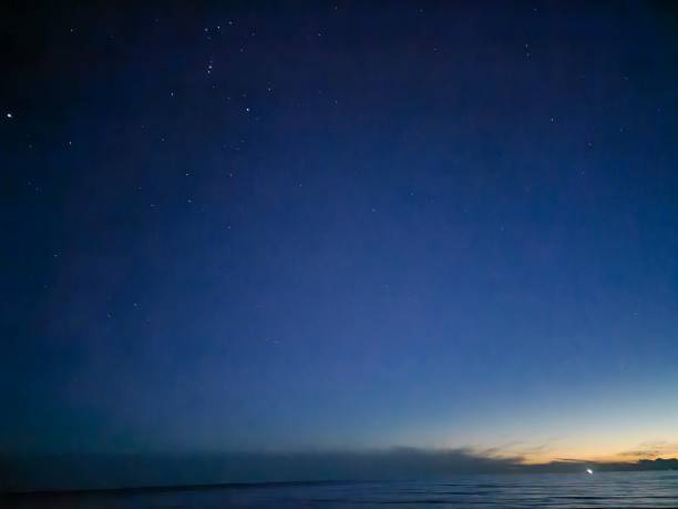 istock Dawn and stars on the sky 1473847930