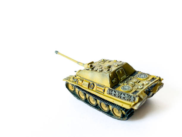 istock World war 2 tank model toy isolate on white background 1473854403