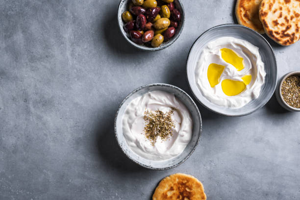 istock Labneh yogurt cream cheese dip 1473859027