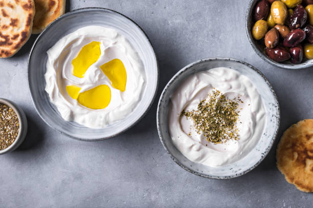 istock Labneh yogurt cream cheese dip 1473859037