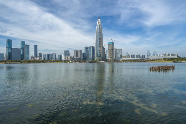 istock modern city waterfront downtown skyline,China 1473859347