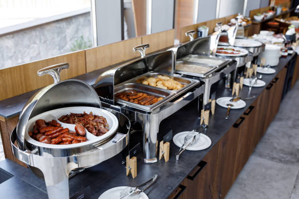 istock Catering buffet food in hotel restaurant 1473861531