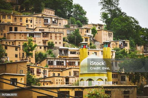 Masuleh Iran 10th June 2022 Houses In Traditional Village Of Masuleh In Gilan Province Stock Photo - Download Image Now