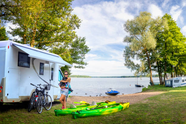 istock Holidays in PPoland - active rest by the lake 1473868162