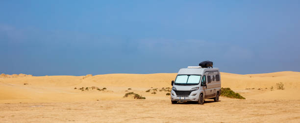 istock Campervan in the desert in Morocco 1473870945