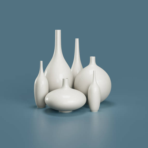 istock A group of six white vases 1473872266
