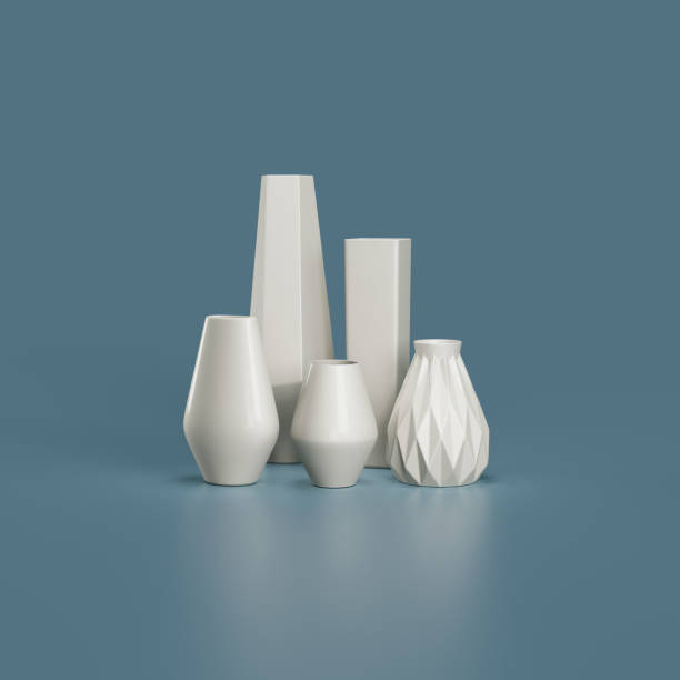 istock A group of five white vases 1473872311