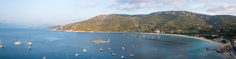 Photography of the coast and the sea in Corsica