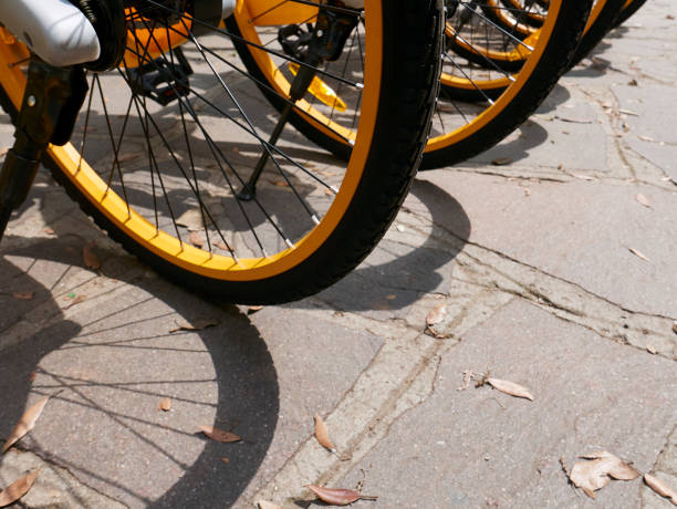 istock riot of bicycles in a row 1473875270