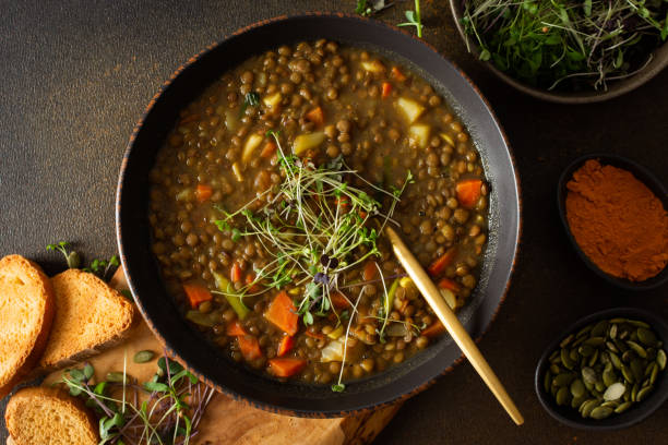 istock Healthy lentil soup 1473877750