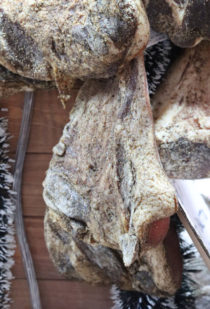 istock pork cheek pads hanging for sale 1473877963