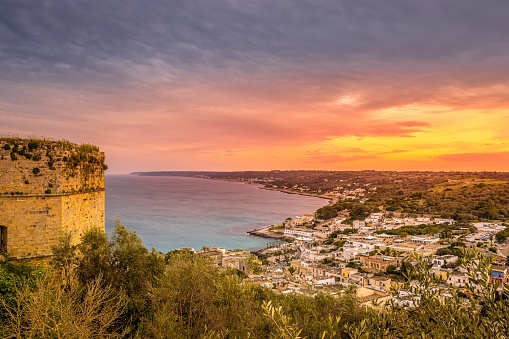 Castro which rises along the Salento coast is famous for its crystal clear sea and the presence of natural caves.