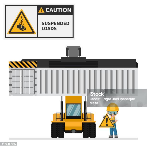 Container Stacker Signage Reach Stacker Loading Container Port Machinery Container Carrier ...