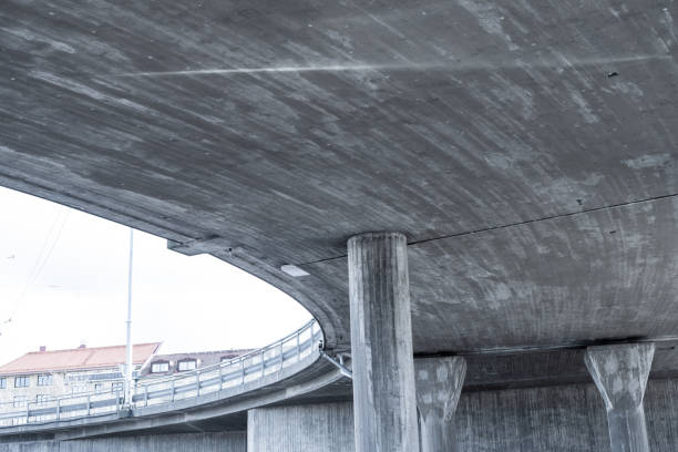 istock Curve of a highway overpass.. 1473887992