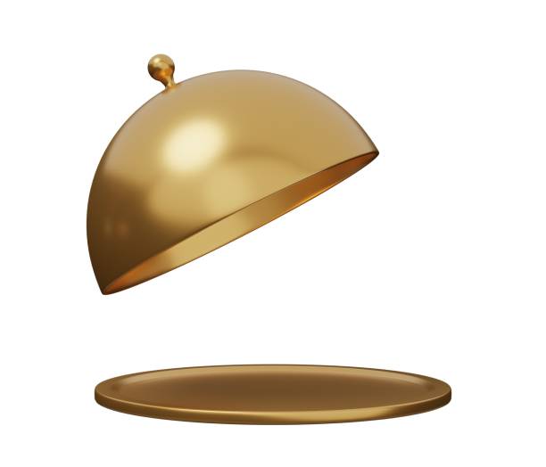 istock open tray golden 3d icon. 3d render minimal cartoon illustration 1473905225