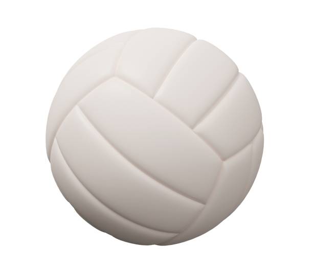 istock volleyball white ball 3d icon. 3d render minimal cartoon illustration 1473905302