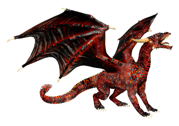 istock 3D Rendering Fairy Tale Dragon on White 1473905478