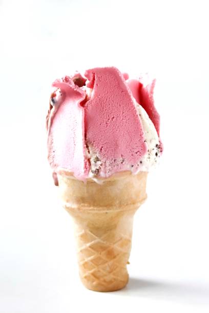 istock a strawberry flavored ice cream, isolated on a white background 1473907428