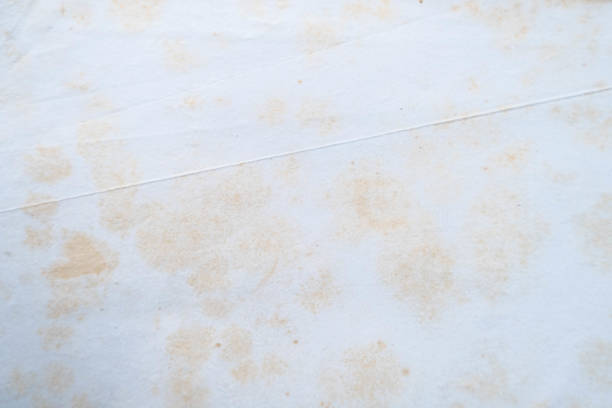 Close-up shot of old envelope isolated on white background.