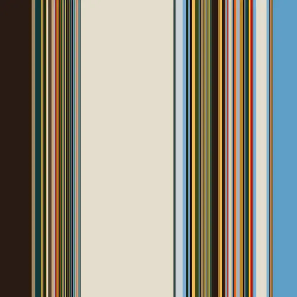 Vector illustration of Vector colors line striped horizontal geometric seamless pattern background