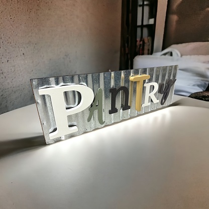 Pantry sign
