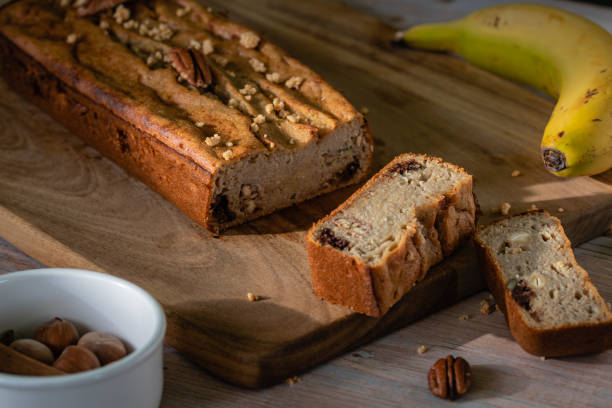 istock Healthy banana and nuts sponge cake 1473928386