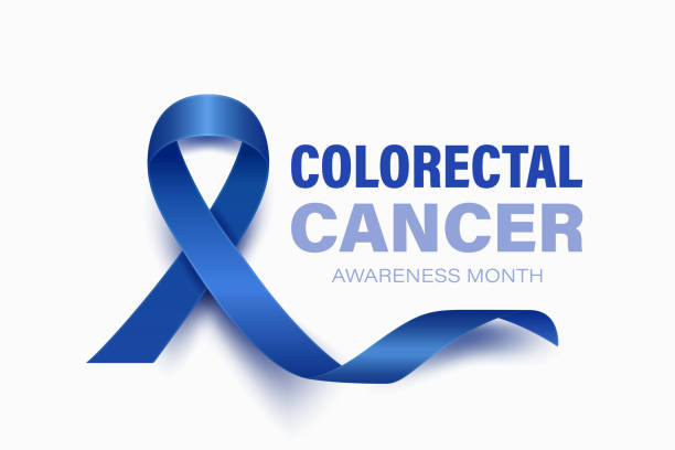 Colorectal Cancer Banner, Card, Placard with Vector 3d Realistic Dark Blue Ribbon on White Background. Colon Cancer Awareness Month Symbol Closeup. World Colorectal, Colon Cancer Day Concept Colorectal Cancer Banner, Card, Placard with Vector 3d Realistic Dark Blue Ribbon on White Background. Colon Cancer Awareness Month Symbol Closeup. World Colorectal, Colon Cancer Day Concept. colorectal cancer stock illustrations