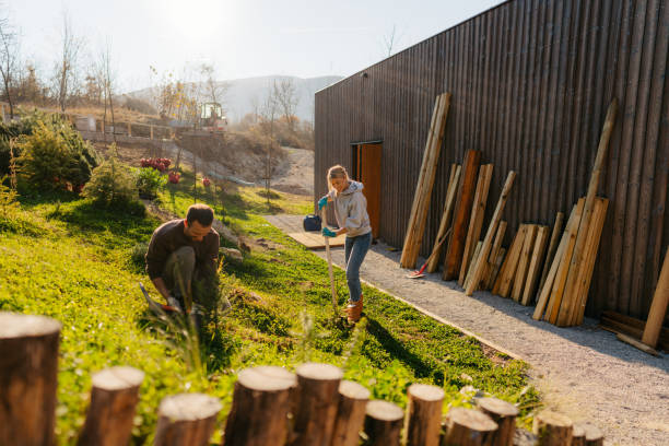 istock Preparing our yard for new plants 1473937698