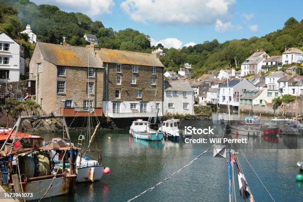 The Inner Harbour At The Picturesque Fishhing Village Of Polperro