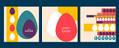 istock A set of vector Easter illustrations. 1473958615