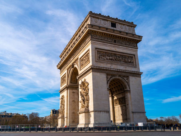 istock Arc de Triomphe at Sunrise in Paris, France 1473967128