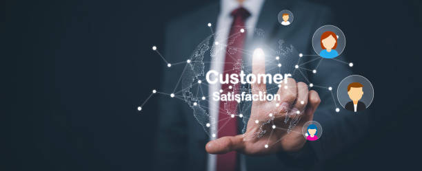 istock Communication and Contact us or Customer support hotline people connect. Hand using a laptop and touching on virtual screen contact icons, email and address, live chat with internet wifi. 1473971893
