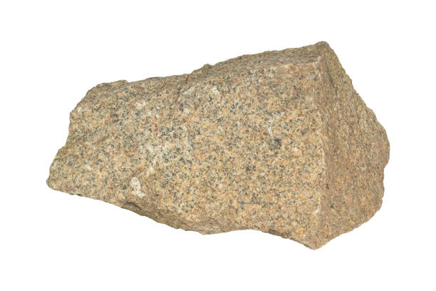 istock stone isolated from background, piece of rock for collage 1473972698