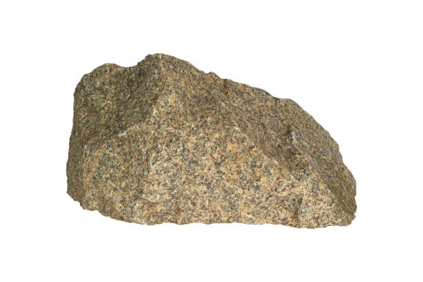 istock stone isolated from background, piece of rock for collage 1473973274